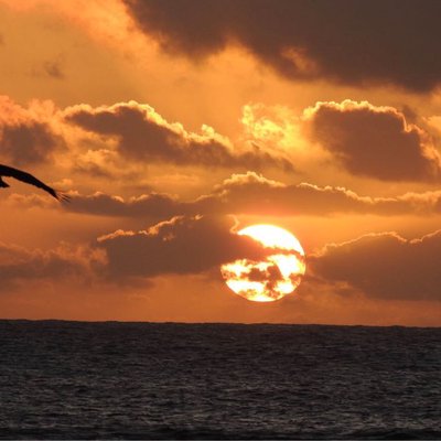 Puesta de sol en Aruba 