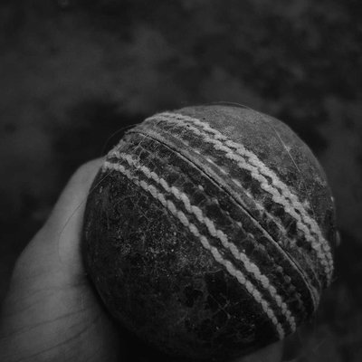 A Cricket Ball!