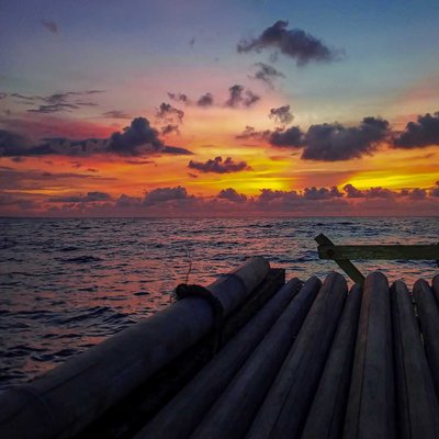Sunset bagang apung