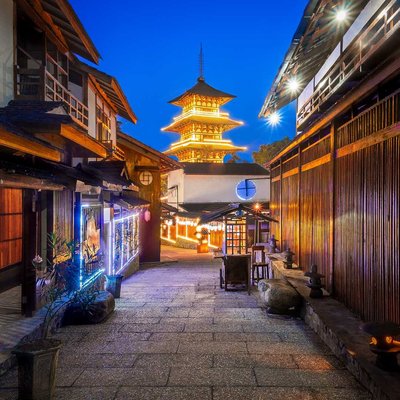 Pagoda yasaka di pekanbaru 