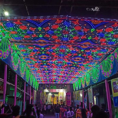 Durga Puja Lighting 😍