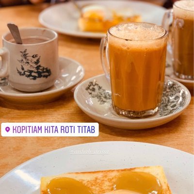 Teh Tarik & Roti Titab