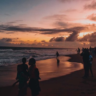 Beach sunset 