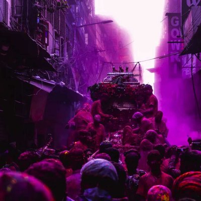 Rolls Royce Holi celebration 