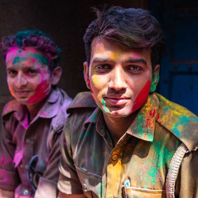 Faces of colors