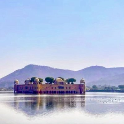 Palace in the middle of lake