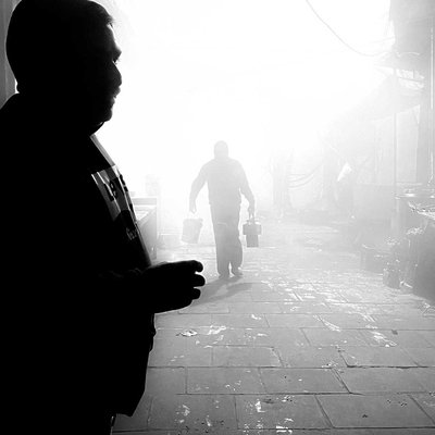Shrouded.