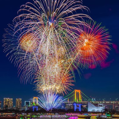 odaiba hanabi taikai✨🎆🎇