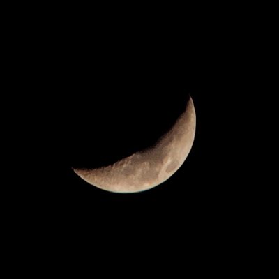 Waxing Crescent Moon

