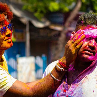 Festival of colours💛❤️💛❤️💛