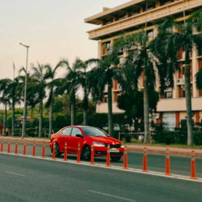 car on road