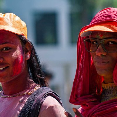 Faces of colors