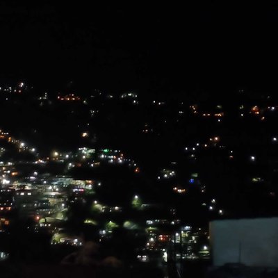 Night View from my hotel in Mussoorie 