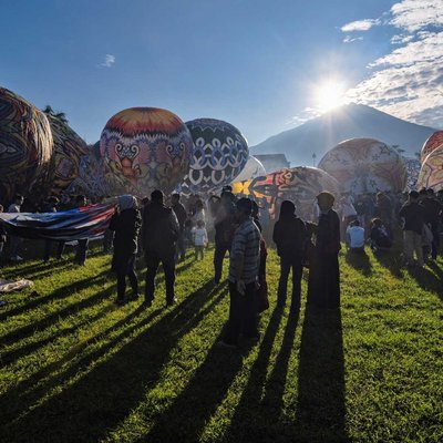 Wonosobo hot air balloon festival 2024