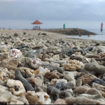 suasana pantai sanur