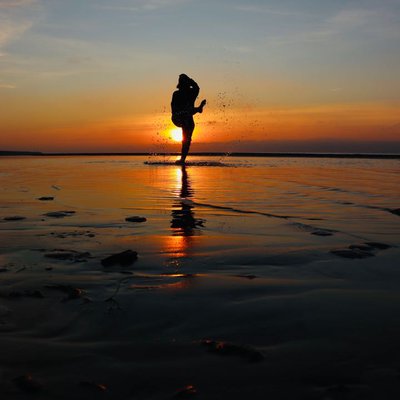 sunset at Baltics 