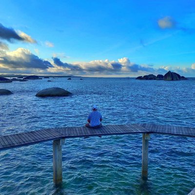 Sunset on Tapak Natuna