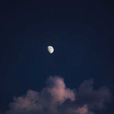 Moon and the Clouds🌙☁️