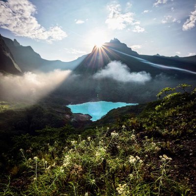 Sunrise of Mt. Kelud 
