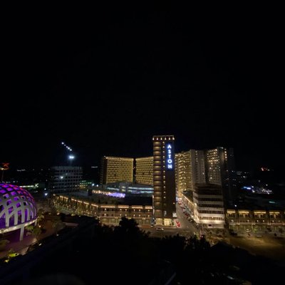 favehotel and aston hotel from jabal arafah tower 