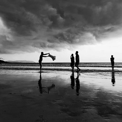 Upside down!