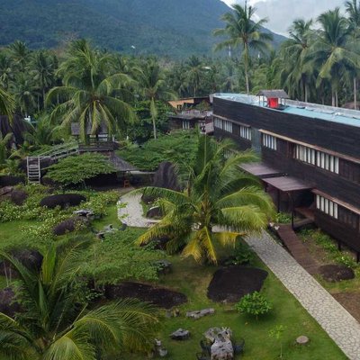 Natural atmosphere in Natuna Dive Resort