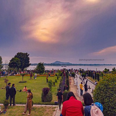 Nishat Bagh (garden) in Srinagar Kashmir