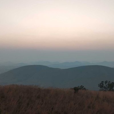 evening hills.