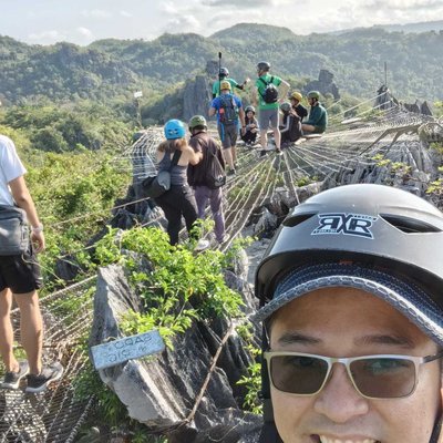 Spider Web at Masungi Georeserve 