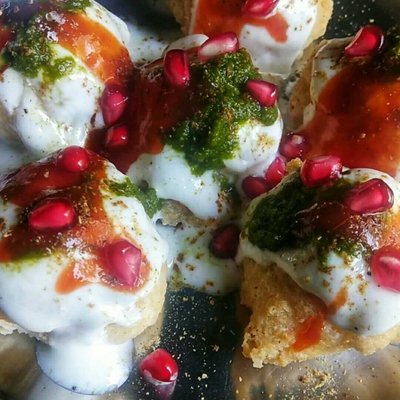 INDIAN FOOD-DAHI VADA(HOMEMADE
