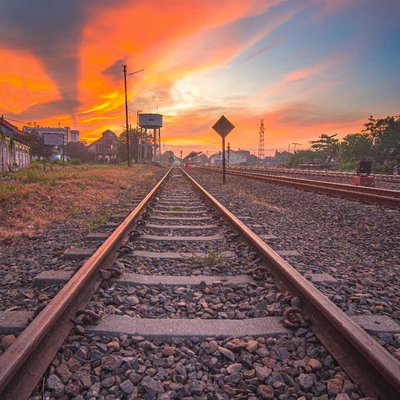 Sunrise di KAI Pekalongan