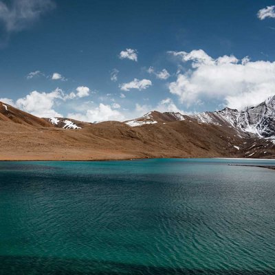 Gurudongmar lake in Sikkim