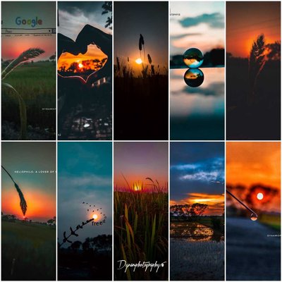 Sunset 🌇 Photography Collage 