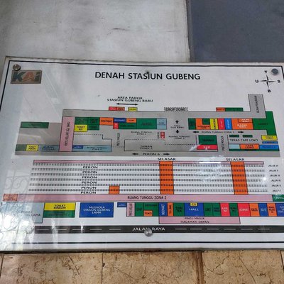 gubeng station floor plan
