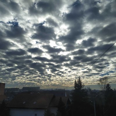 The sky was so wierd...