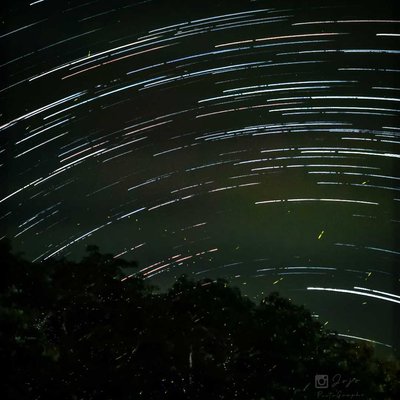 Star trails 