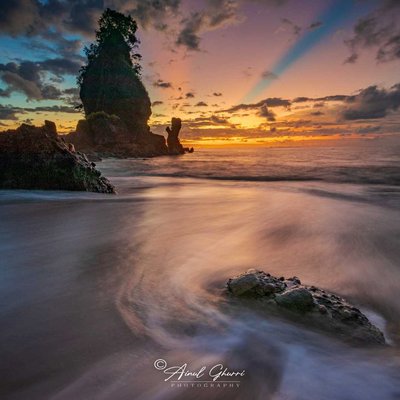 Sunset Pantai Karang Agung, Kebumen