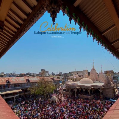 Ahmedabad city — holi celebration 