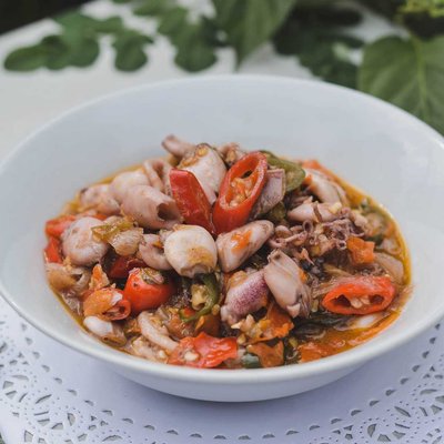 Cumi Oseng Asam Manis Chilli Extra By Mantan