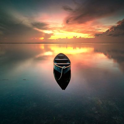 lonely boat..
