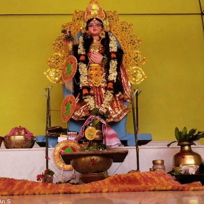 During Lakshmi Puja 🙏
