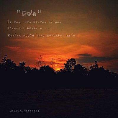 Senja dan siluet