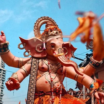 Mumbai ganesh visarjan sohala 🎉🙇