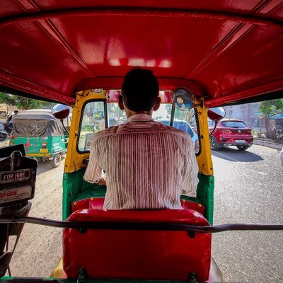 LETS ENJOY THE RICKSHAW RIDE