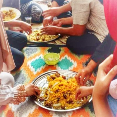 makan Kebuli bersama