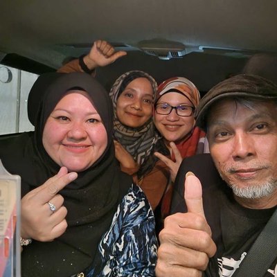 Me and my guest from Malaysia