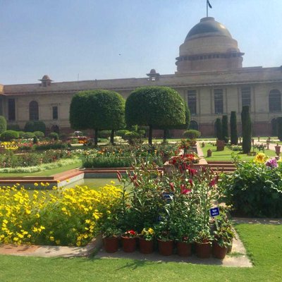 The Mughal Garden president's