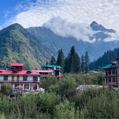Mornings in Kalga, Himachal Pradesh. 