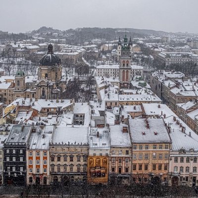 Lviv City & Snow