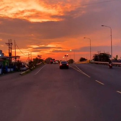 keindahan senja 